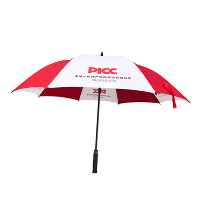 Advertentie Paraplu Gemaakt Recht Golf Paraplu Klaagbaar Drievoudig Paraplu Producenten Set Logo