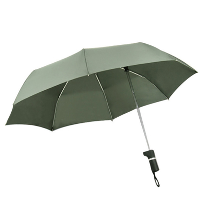 Gepersonaliseerde 190T Pongee vouw paraplu met Custom Print Logo