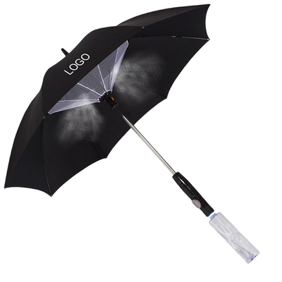 Volwassenen Persoonlijke paraplu met 190T Nylon Stof en Water Spray Mist Koellucht