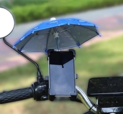 Rechte paraplu Stevig raam Handleiding Open Custom Display Speelgoed Mini paraplu voor telefoon