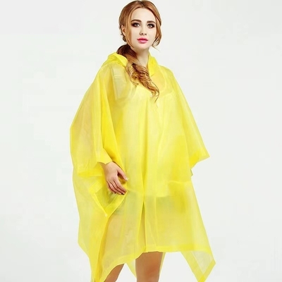 Reizen Wandelen Regengordel Gele regenjas Volwassen Comfortabele Poncho Eenpersoons regenpak