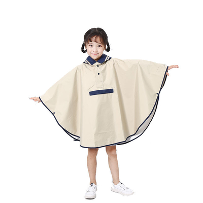 Kinderdagverblijfsleerlingen Regengereedschap Regenjas voor kinderen met schooltas Schattige cartoon poncho