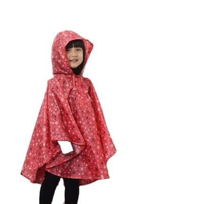 Grondschoolleerlingen regenjas lichtgewicht en schattig Baby Star Cape Poncho Manufacture