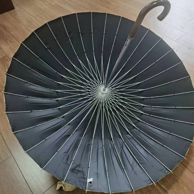 23 inch 32 ribs winddichte paraplu met aangepaste logo afdrukken en 100T Nylon stof