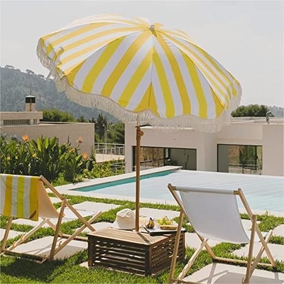 Grote pop-up anti-UV draagbare zonnescherm strand tent met aangepaste logo glasvezel frame