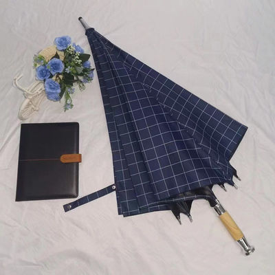 Grote waterdichte Japanse en Koreaanse plaid golf paraplu Custom logo Made in Japan
