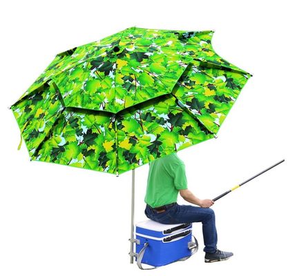 Dubbele bladversterkte 2 M 2,4 M vouwbare universele regenbescherming zonnebril