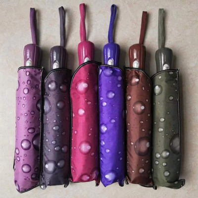 Markt populaire voorraad paraplu met semi-automatische functie en aangepaste logo print