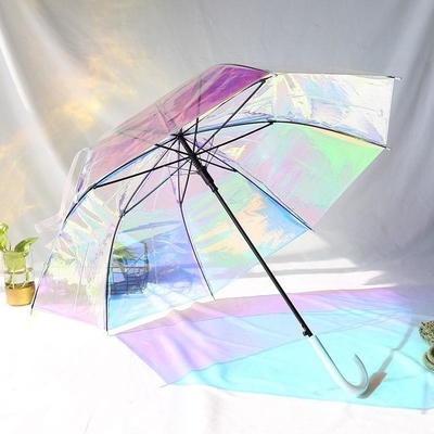 Volwassenen Iridescent kleurveranderende paraplu met speciaal ontwerp en glitter reflecterend