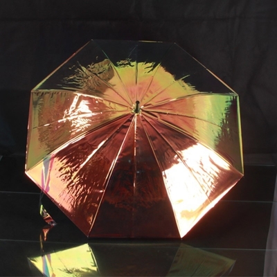 Volwassenen Iridescent kleurveranderende paraplu met speciaal ontwerp en glitter reflecterend