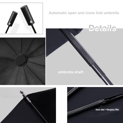 Gepersonaliseerde 12K 23inch Volwassenen vouwde paraplu met aangepaste auto ontwerp en UV coating