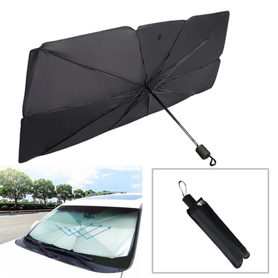 Stalen frame aangepast logo auto voorruit zonnescherm paraplu UV Protect vouwbaar