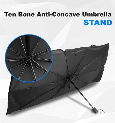 Stalen frame aangepast logo auto voorruit zonnescherm paraplu UV Protect vouwbaar