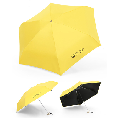 Zomer moet-hebben 5voudig Mini kleurrijke zak paraplu voor dames 8k 19 inch glasvezel ribben