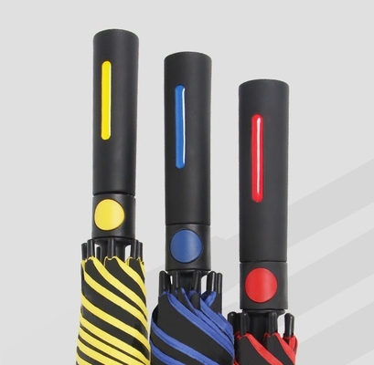 Commerciële promotie Op maat gemaakte golfparaplu met recht handvat en UV-bescherming