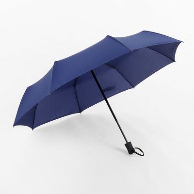Opvouwbare X305 Volledig automatische UV-paraplu Zwarte vinyl bescherming Zonne-regen Dual-paraplu