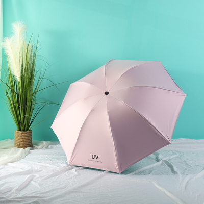 21 inch Hand Open Zonsbescherming Buiten Kleurrijke UV-paraplu voor en Minimalisme Stijl