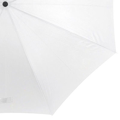 Custom Print Logo Wit polyester vouwde paraplu voor reclame of cadeautjes en duurzaam