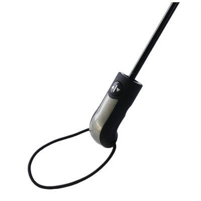Rubber coating handle draagbaar automatisch reizen compact regen vouwde paraplu voor volwassenen