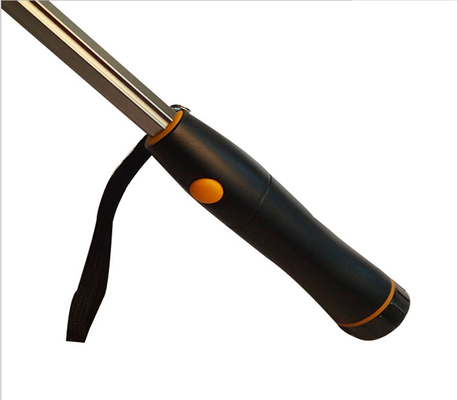 Handmatig open rubber coating handle ijzer zonnig en regenachtig paraplu met zonneventilator