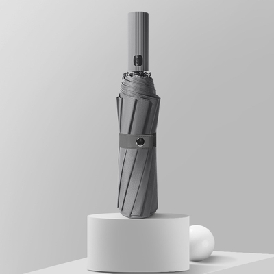 Volledig automatische besturing en exploitatie Promotie Custom Logo Print 3 Klappende paraplu