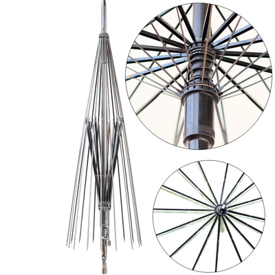 16 Bone Long Stem Paraplu met zonnebril mouw en aangepaste ontwerpen Logo drukken