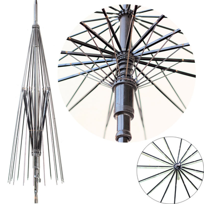 16 Bone Long Stem Paraplu met zonnebril mouw en aangepaste ontwerpen Logo drukken