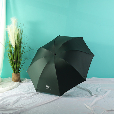 X302 Zwarte reisparaplu waterdicht en UV-bestendige coating 8k marktparaplu voor regen