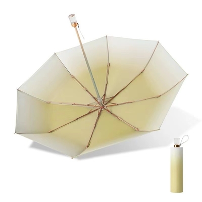 Metal Shaft Frame Custom Gradient Shade Paraplu Populair voor vrouwen All in 1 Functie