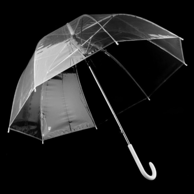 Winddicht Waterdicht Auto Open Doorzichtige Bubbel Paraplu met Schattige Design Stijl en Ribben