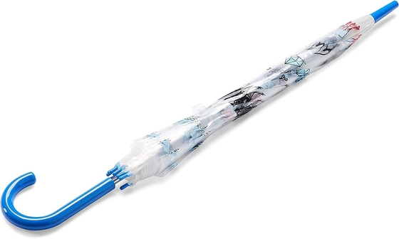 Kinderen Back to School Basics Transparent Bubble Stars Paraplu met Haak Handle