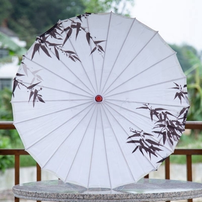 Op maat gedrukte Chinese papieren parasol paraplu Perfect voor bruiloft decoratie