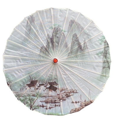 Op maat gedrukte Chinese papieren parasol paraplu Perfect voor bruiloft decoratie