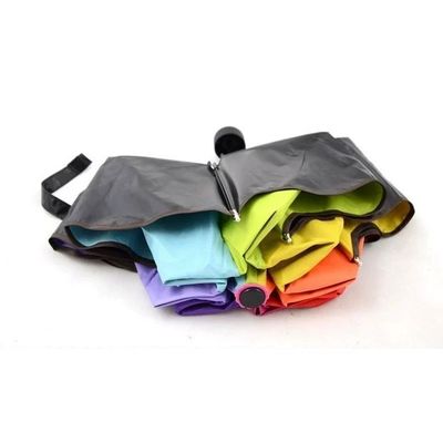 Klappende paraplu met bloemen bloei-effect metalen schacht magie kleuren veranderen alles in 1