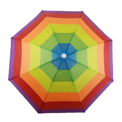 Mini parapluhoop voor volwassenen met stalen ribmateriaal en aangepast logo