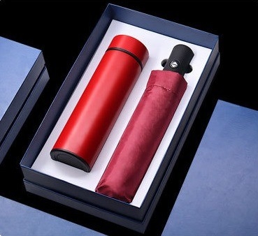 Persoonlijke logo paraplu Vacuümbeker en trofee Ideaal zakelijk cadeautje voor elke gelegenheid