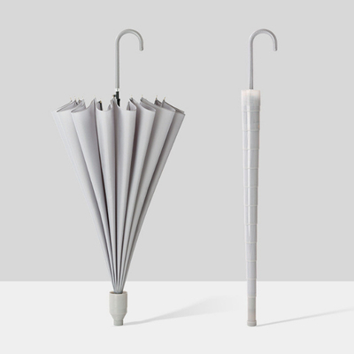 Verdikte dubbel heldere paraplu met lang handvat en automatisch open open diameter 103cm