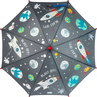 2023 schattig en cool 8K haak handvat winddicht kinderregenscherm 190T Nylon stof