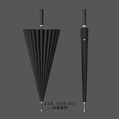 Oversized Double Versterkt Winddicht Long Handle Paraplu 24k voor mannen volwassenen