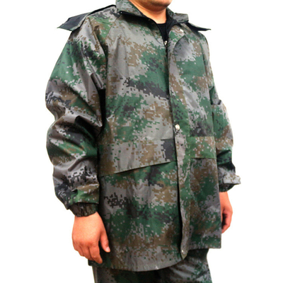 Bescherming van buitenwerkers Regenjas en broek in Split Jungle Camouflage voor volwassenen