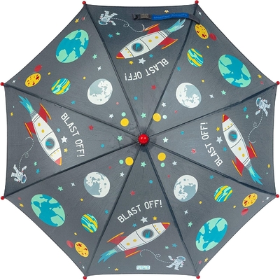 2023 schattig en cool 8K haak handvat winddicht kinderregenscherm 190T Nylon stof
