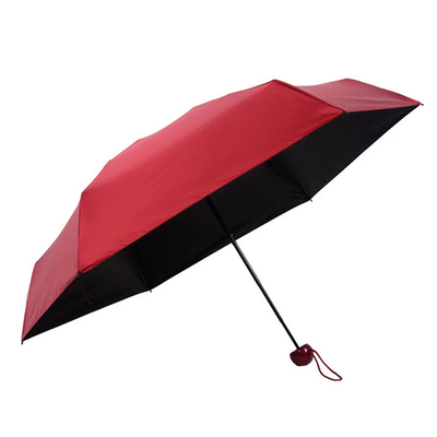 Klassieke ontwerp stijl 19 inch 6K UV bescherming Pocket capsule paraplu met mini cadeaubon