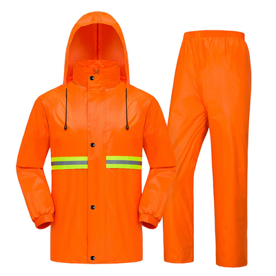 Outdoor wandelen Essentiële PE regenjas met aangepaste reflecterende waterdichte regenjas