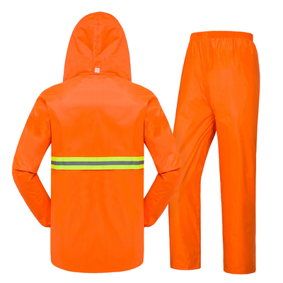Outdoor wandelen Essentiële PE regenjas met aangepaste reflecterende waterdichte regenjas
