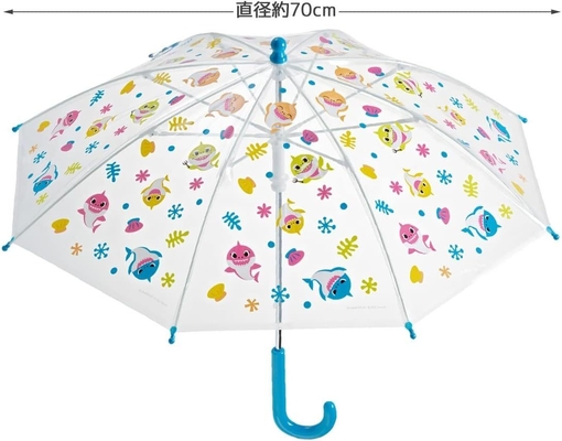 Haaien Druk Kinderen Paraplu Custom Kinderen Paraplu voor Kinderen POE Japan Paraplu