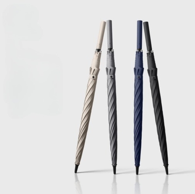 Grote golfparaplu's voor mannen met dubbele overkapping 8K vezel lange handgreep en aangepast logo
