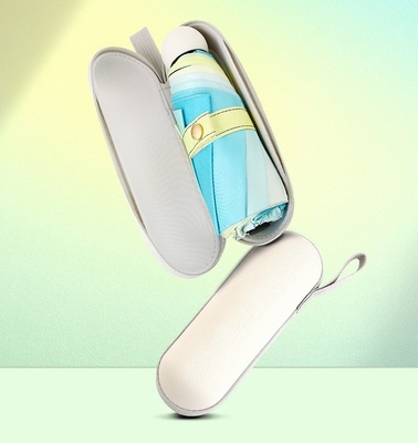 Nieuwheid Creatieve Gradient Morandi Kleur Stijlvol 50% Opvouwbare Zonnebrandstof Pocket Paraplu