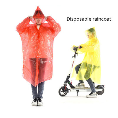 Volwassenen Glam Design Stijl Regenjas Transparante Lange Wegwerp Poncho