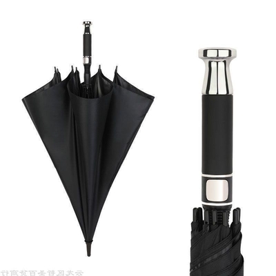 Vervaardigers van 27 inch vinyl golfparaplu's met lange hendel en logo drukwerk
