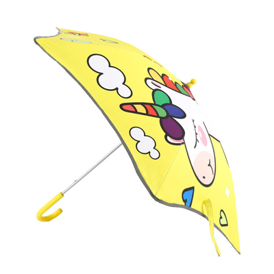 Lichte all-in-one cartoon paraplu voor kinderen UPF50 zonnebescherming 74cm open diameter